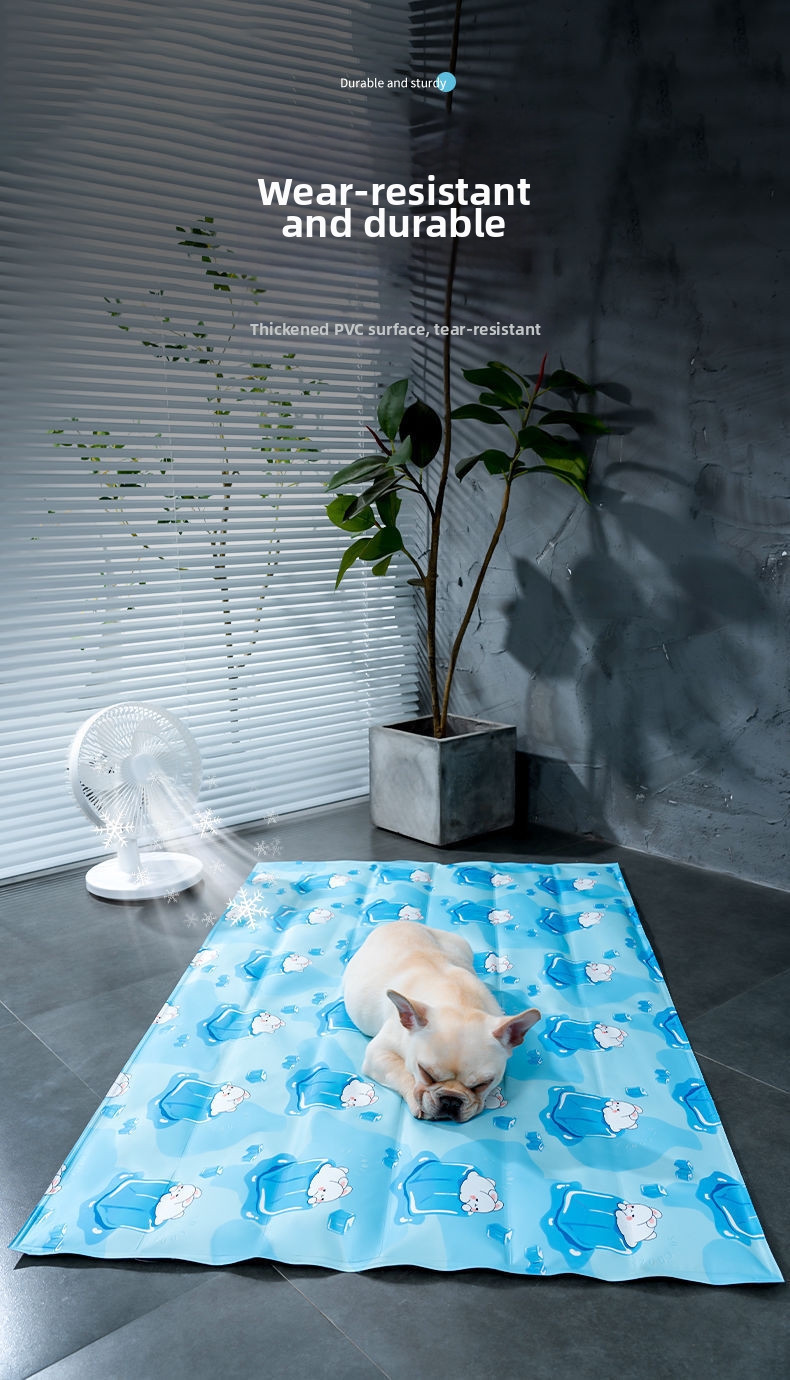 Pet Cooling Mat For Dogs And Cats Soft Summer Bed For Pets_voghion.com
