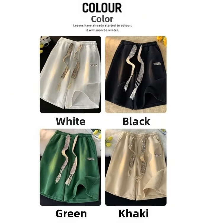 Pantalones cortos de baloncesto hombre ajuste holgado algodón_voghion.com