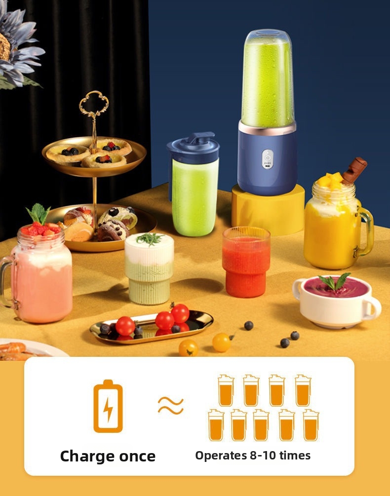 Portable Juicer Rechargeable Usb Blender With Stainless Steel Blades_voghion.com