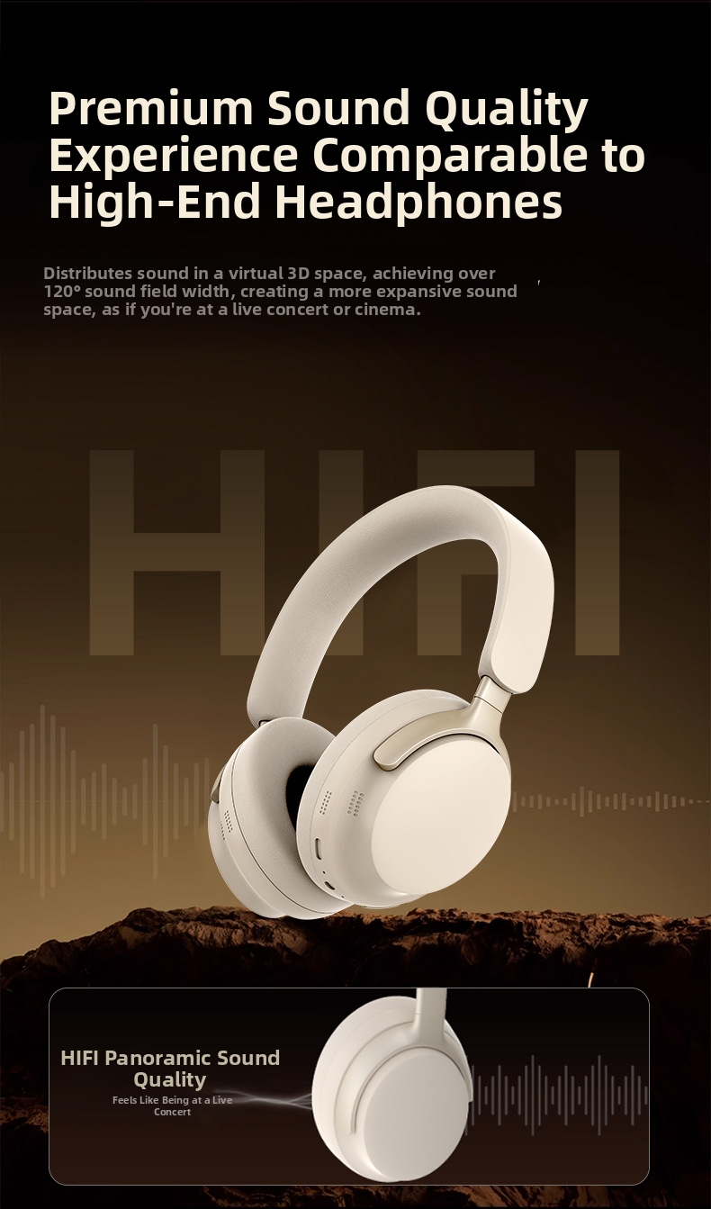 Wireless Bluetooth Headphones - Lightweight Hi-fi Stereo Sound_voghion.com