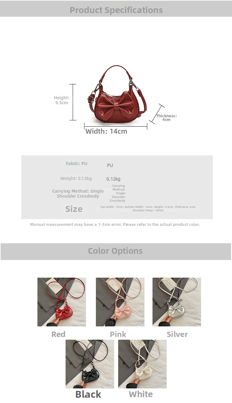 Mini handtas met strik voor meisjes leuke schoudertas_voghion.com