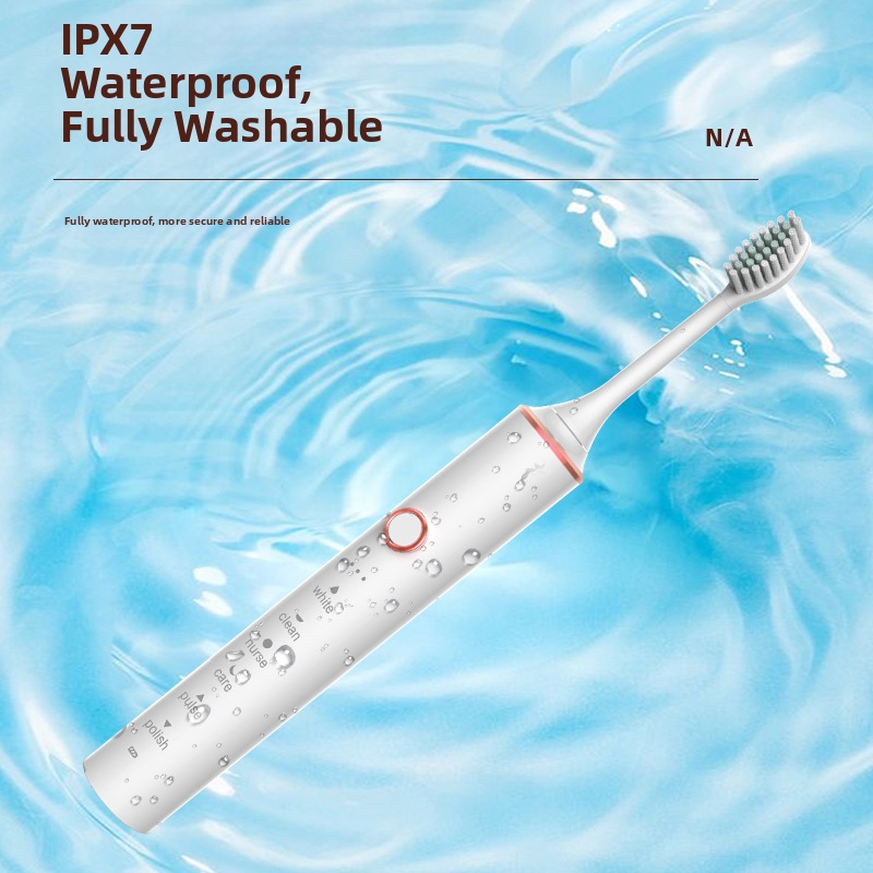 Electric Toothbrush Soft Bristle Sonic USB Rechargeable 18 Speed Settings Metal Shaft Adult Household Use Gift Set_voghion.com