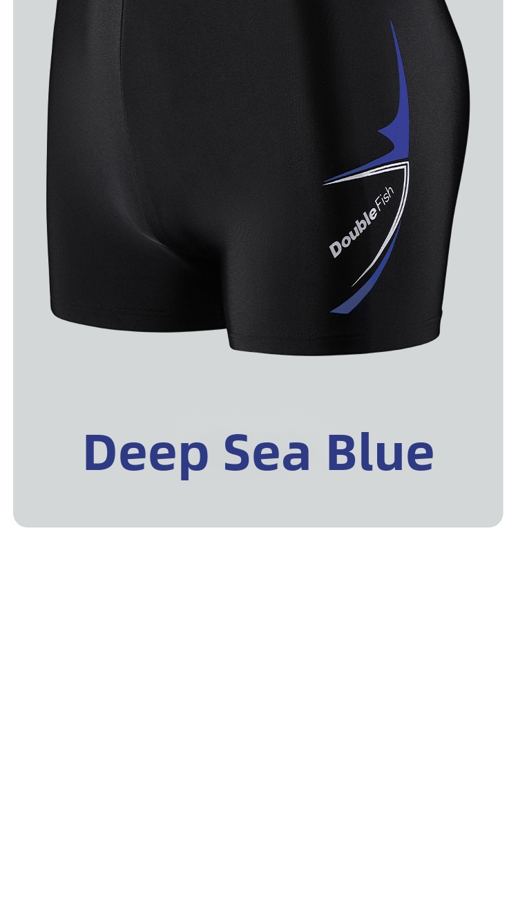 Costume da bagno da uomo Pesci ad asciugatura rapida, taglie forti, con angoli dritti a cinque punte, anti-imbarazzo, con occhialini da nuoto e cuffia, set da tre pezzi per sorgenti termali_voghion.com