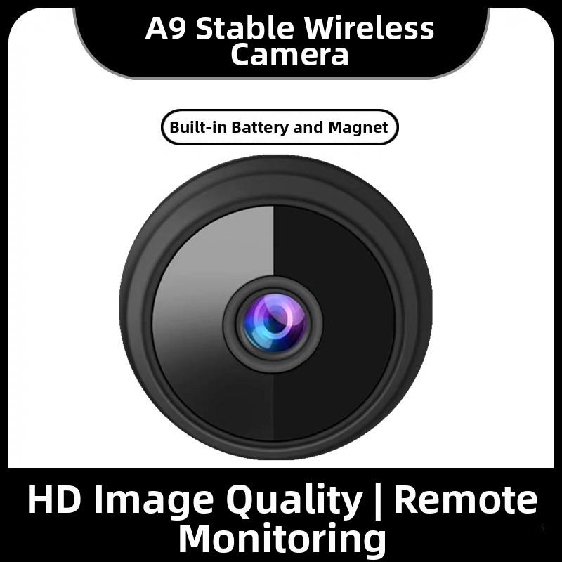 A9 Wireless Camera Mobile Wi-Fi Remote Monitoring Home Security Ultra HD Network Video Surveillance_voghion.com