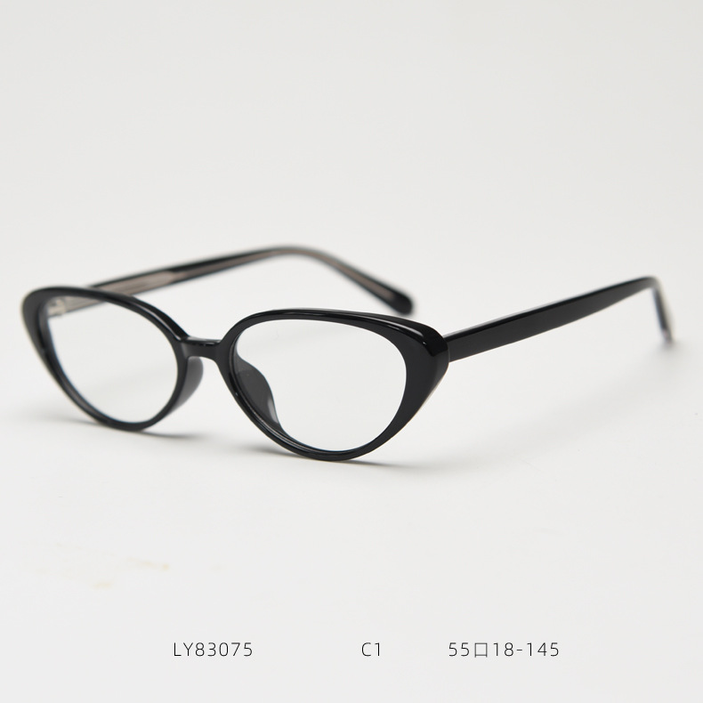 Retro Cat Eye Glasses Frames For Women Acetate Artistic Style_voghion.com