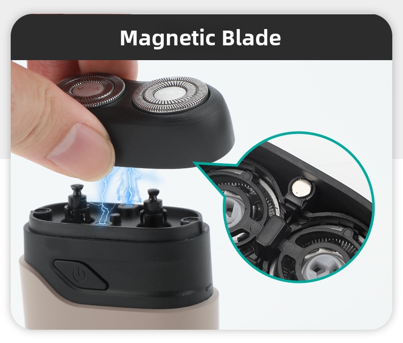 Electric Shaver For Men Portable Waterproof Usb Rechargeable_voghion.com