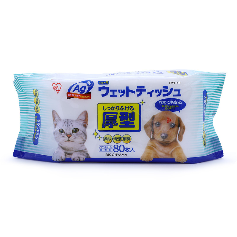 Lenços umedecidos Iris Pet para cães e gatos, incluindo Teddy, Golden Retriever e cães de pequeno porte, para higiene e cuidados com a saúde. Pacote com 80 unidades._voghion.com