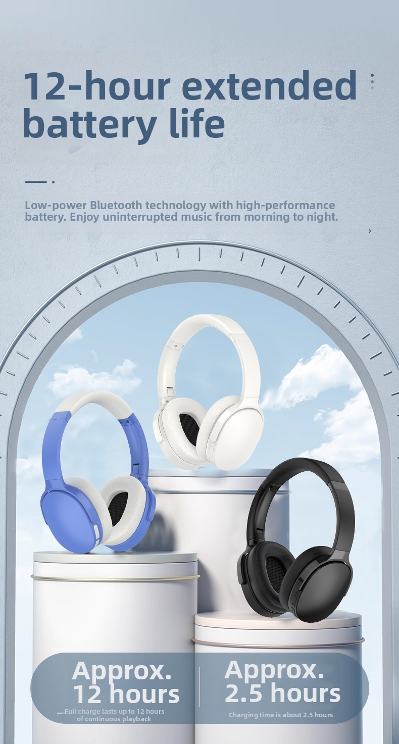 Écouteurs Bluetooth sans fil avec effets sonores multiples, longue autonomie, compatibles avec les vêtements et les téléphones portables, destinés à l'exportation_voghion.com