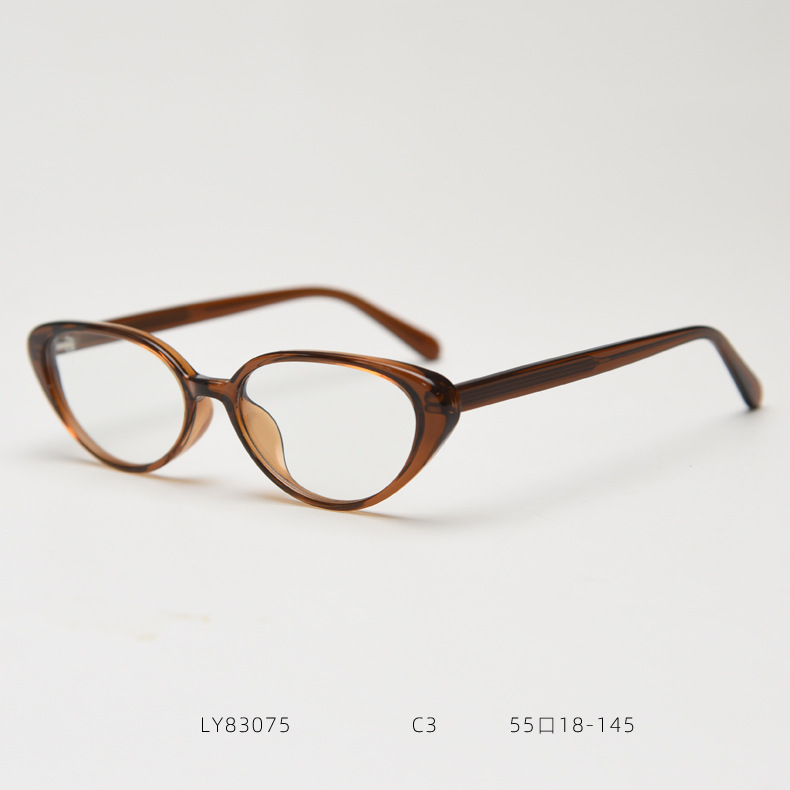 Retro Cat Eye Glasses Frames For Women Acetate Artistic Style_voghion.com