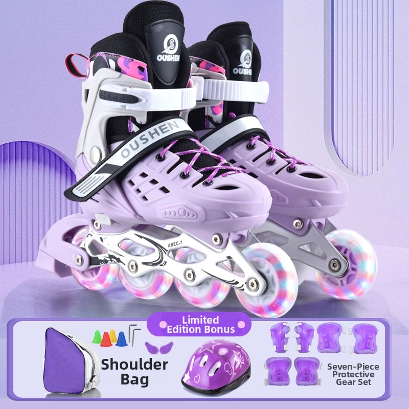 Adjustable Hard Shell Roller Skates For Adults And Beginners_voghion.com