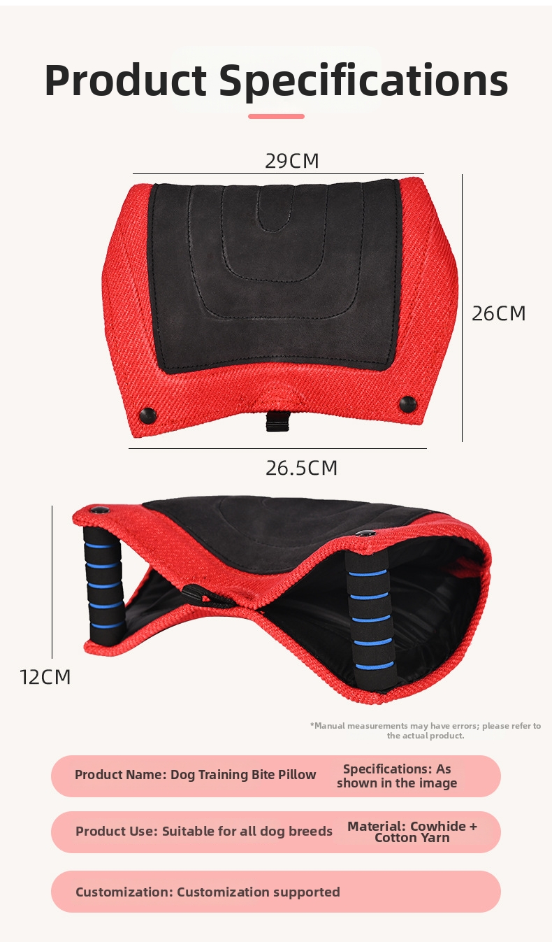 Dog Training Bite Pillow Tear Resistant Toy For Agility Training_voghion.com
