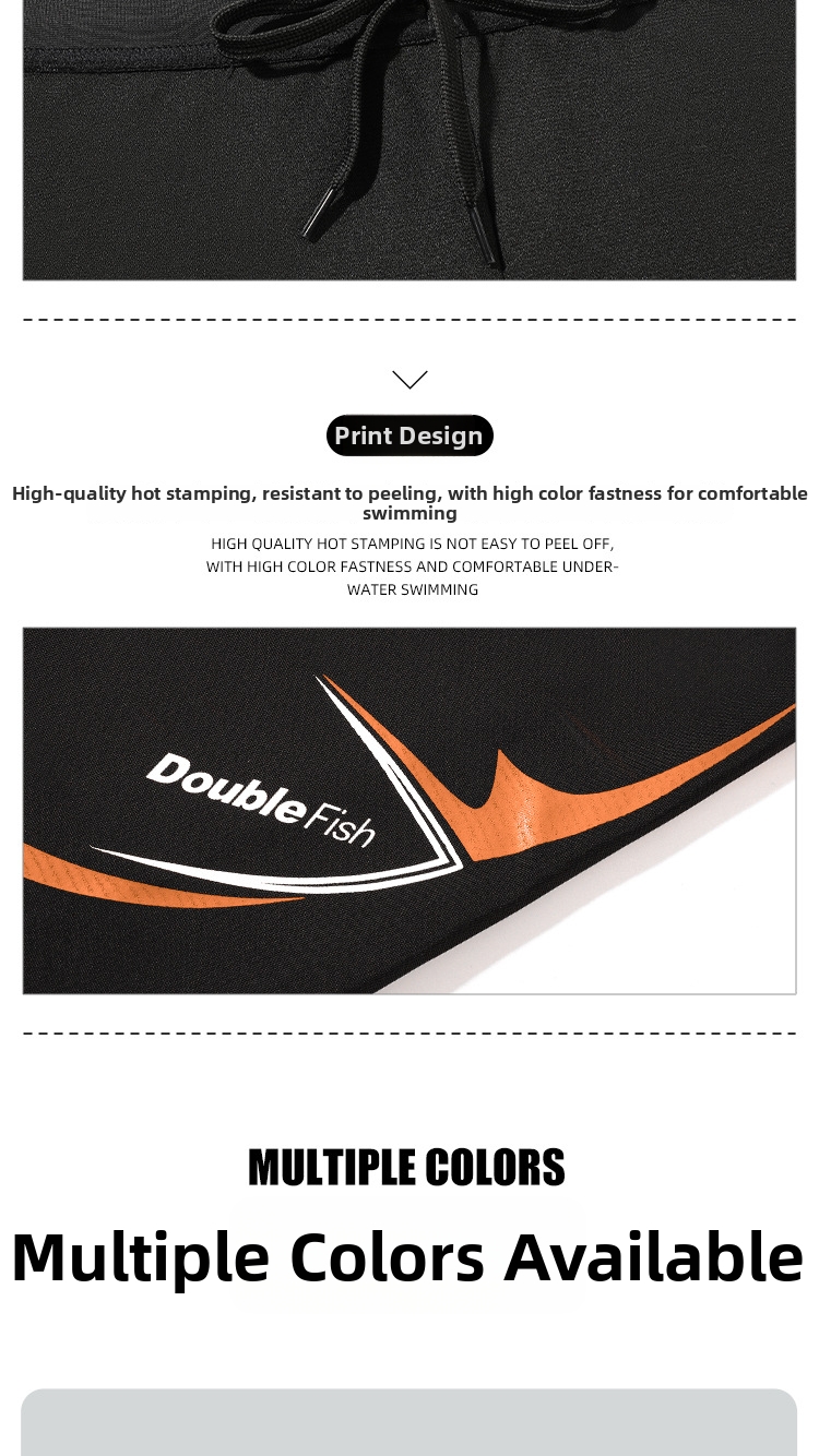 Costume da bagno da uomo Pesci ad asciugatura rapida, taglie forti, con angoli dritti a cinque punte, anti-imbarazzo, con occhialini da nuoto e cuffia, set da tre pezzi per sorgenti termali_voghion.com