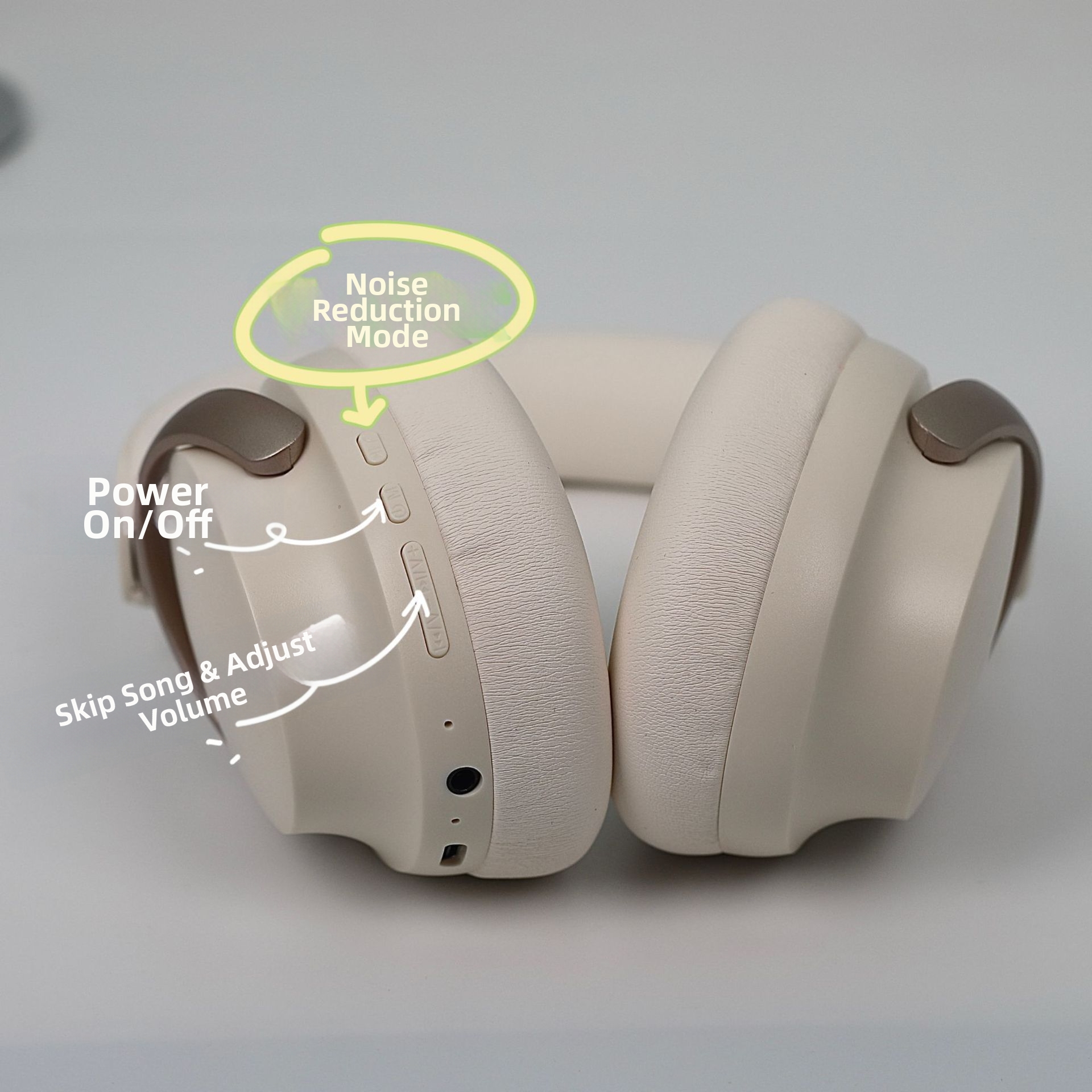 Anc Bluetooth Headphones With Active Noise Cancellation Wireless_voghion.com