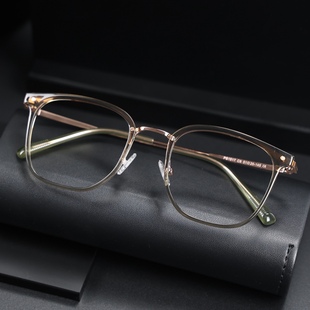 1517 Internet-famous men's and women's TR frame can be equipped with myopia glasses small red book plate can be equipped with anti-blue light lens