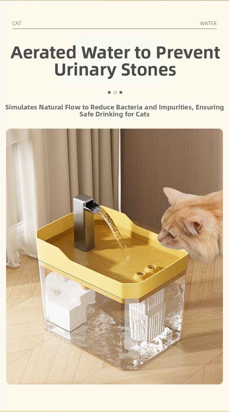Automatic Pet Water Fountain Large Capacity For Cats And Dogs_voghion.com