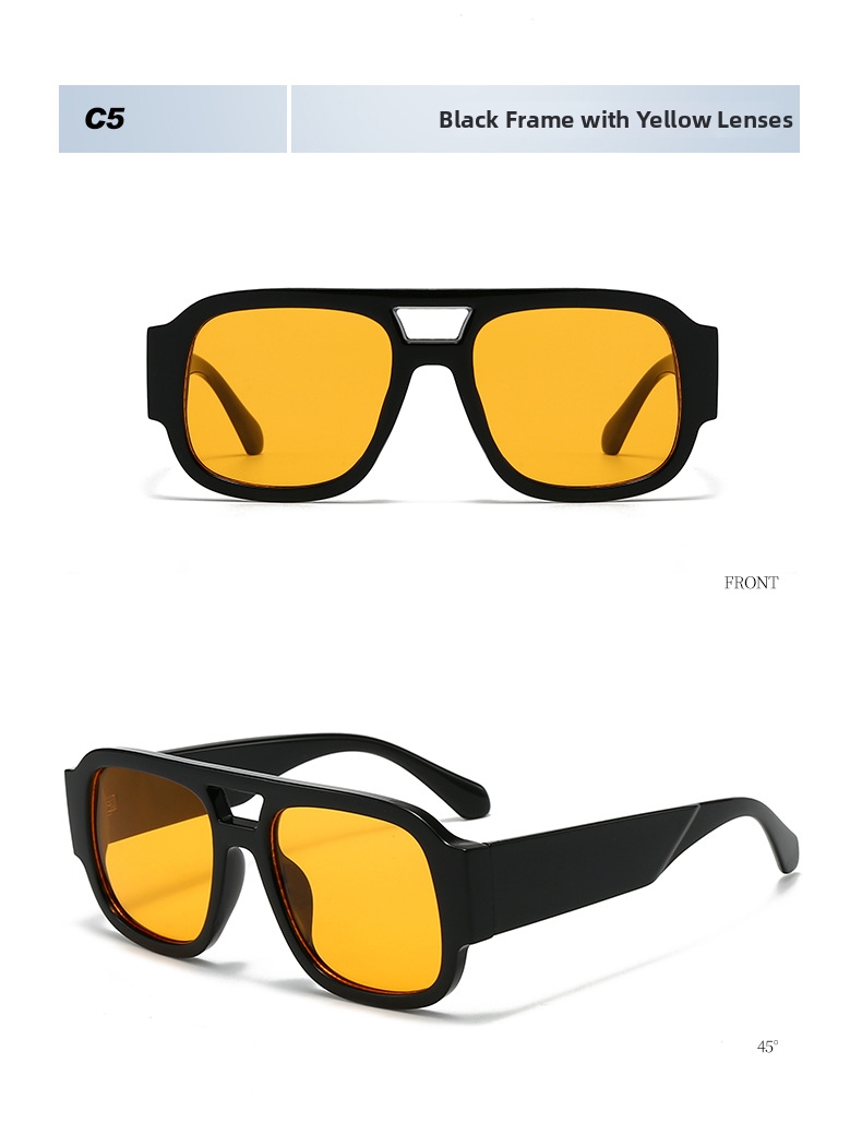 Aviator Sonnenbrille Für Herren Mit Uv-schutz Modisch Lässig_voghion.com