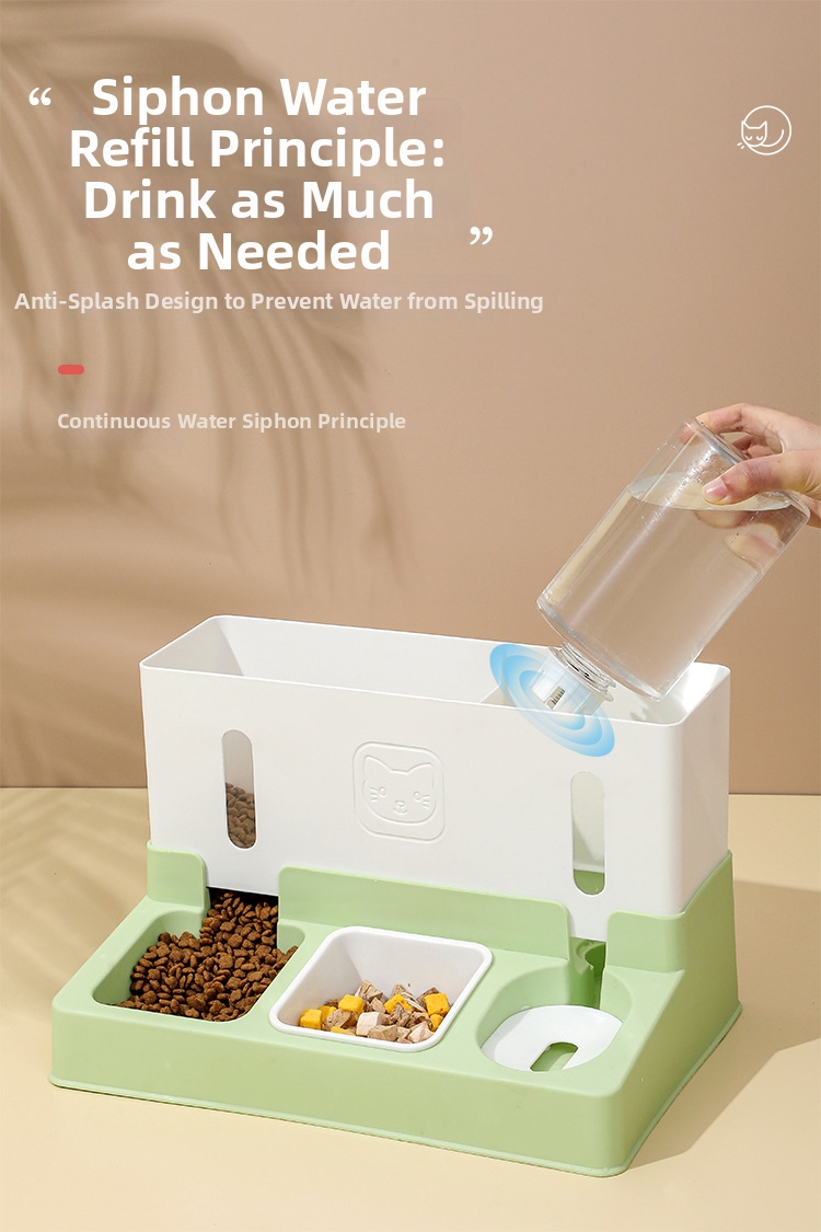Automatischer Futter- Und Wasserspender Für Katzen Und Hunde_voghion.com