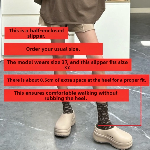 Damen-Plateau-Sandalen, leicht, rutschfest, geschlossene Zehenpartie, erhöhen die Körpergröße, Koch-Sportclogs, Sandalen_voghion.com