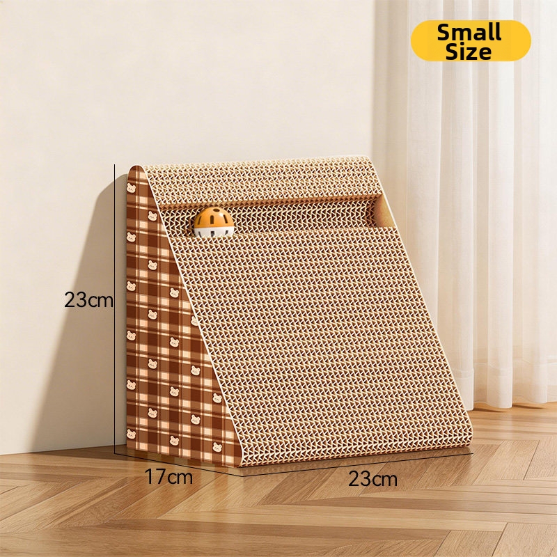 Griffoir vertical résistant aux griffures pour chat, fabriqué en carton ondulé, protège-canapé_voghion.com