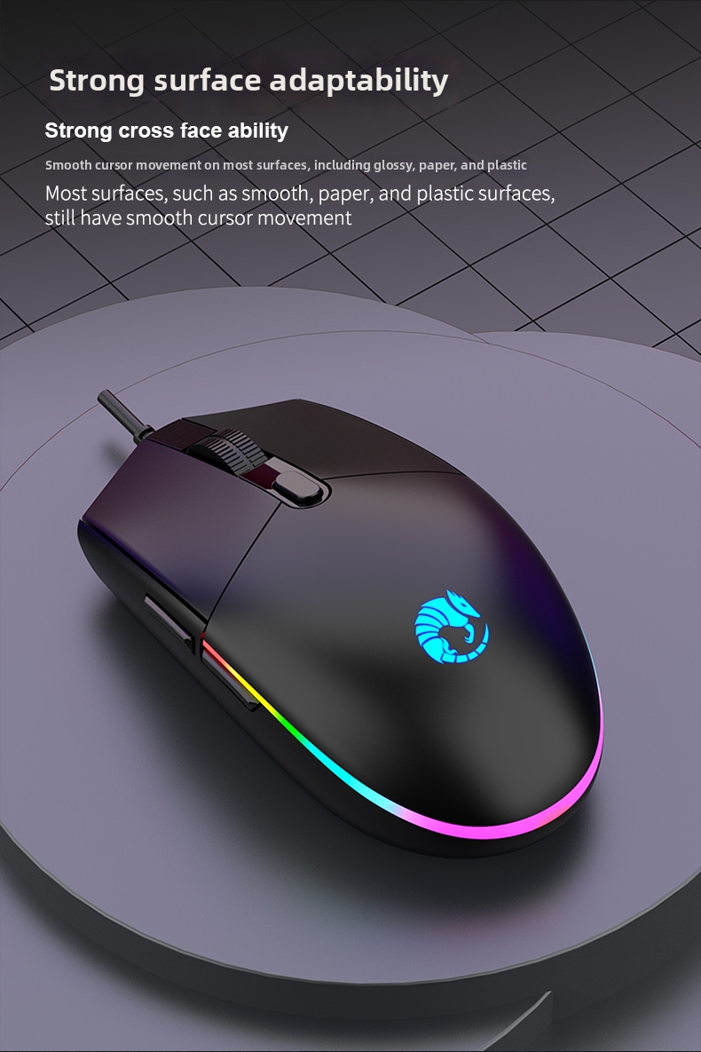 Gaming Mouse With Rgb Backlight And 7 Programmable Buttons_voghion.com
