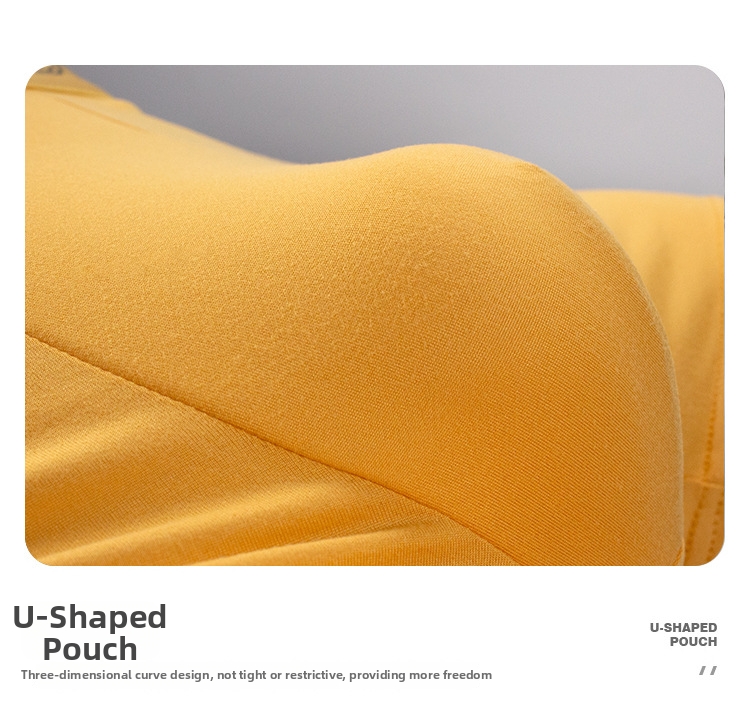 Men's Boxer Briefs Solid Colour Comfortable Soft Breathable Shorts_voghion.com