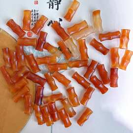 玛瑙竹节配件手工DIY文玩饰品隔珠半成品时尚精美配饰