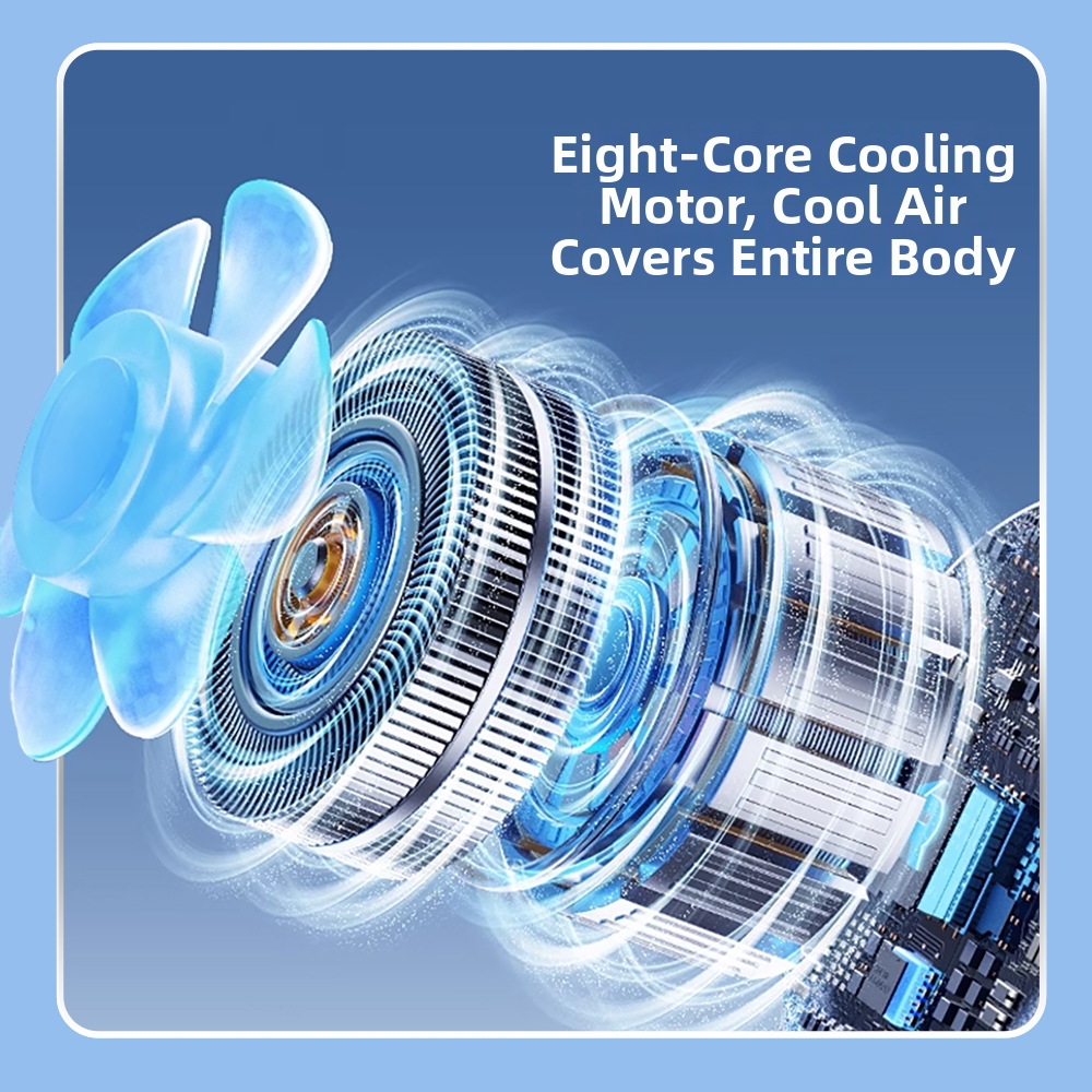 Bladeless Neck Fan Portable High Speed Cooling Personal Fan_voghion.com