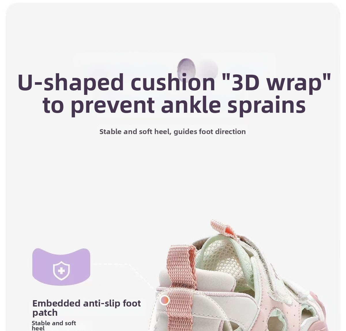 Kids Sport Sandals Breathable Openwork Design For Active Play_voghion.com