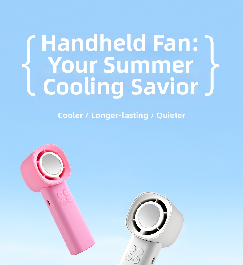 Portable Handheld Fan Usb Rechargeable Mini Desktop Fan For Outdoor_voghion.com