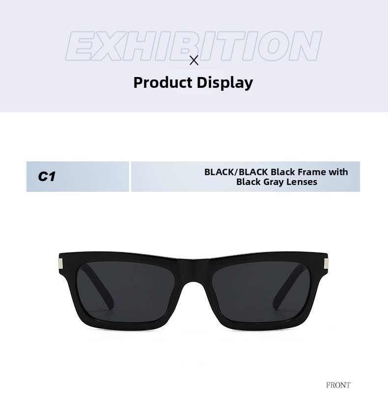 Stylish Square Frame Sunglasses Uv Protection For Women_voghion.com