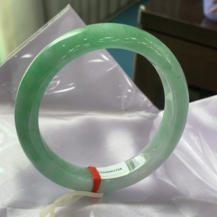 Myanmar Natural Jadeite A-Grade Jadeite Bracelet Boutique Wholesale Floating Green Bracelet with Certificate