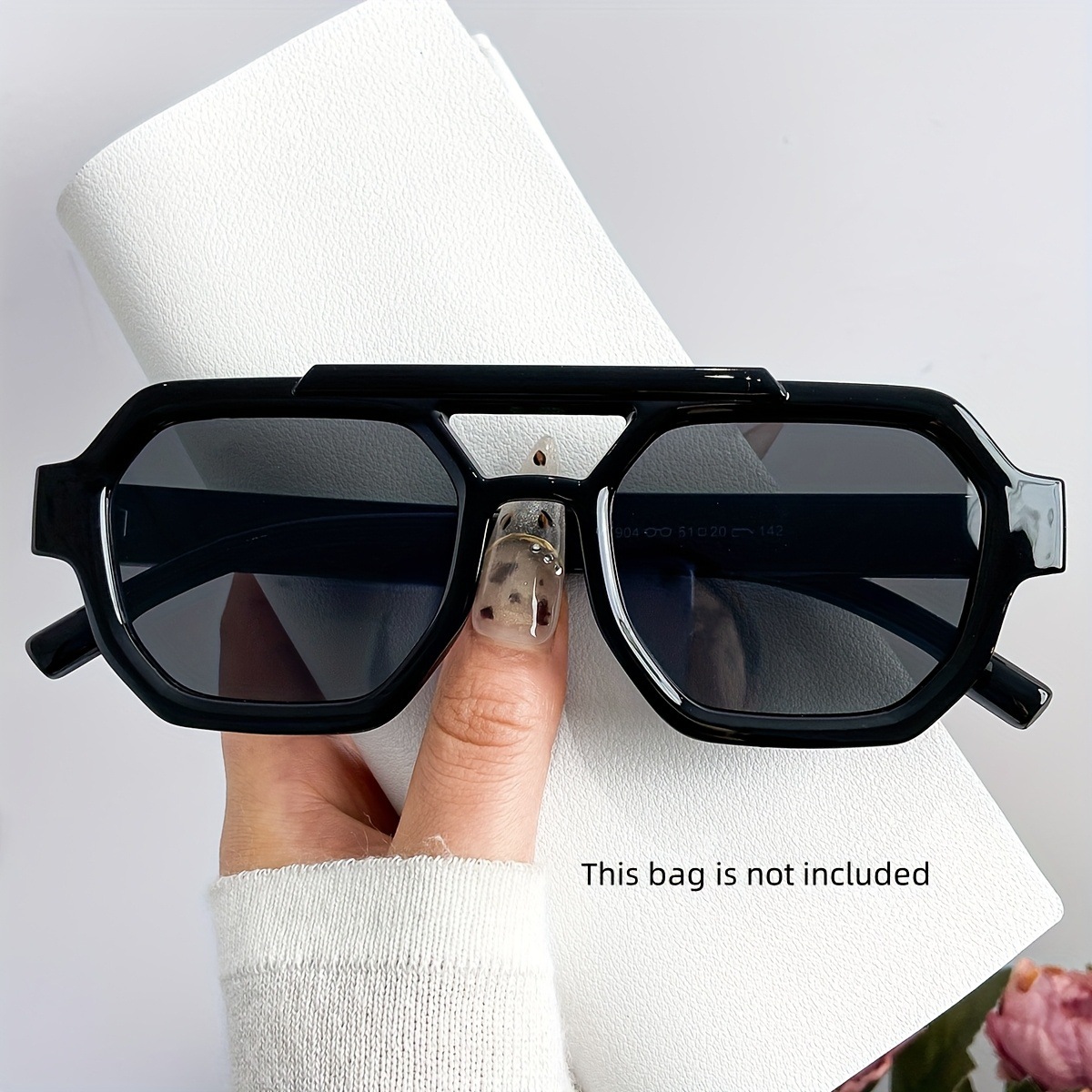 Double Bridge Aviator Sunglasses For Men And Women Retro Style_voghion.com