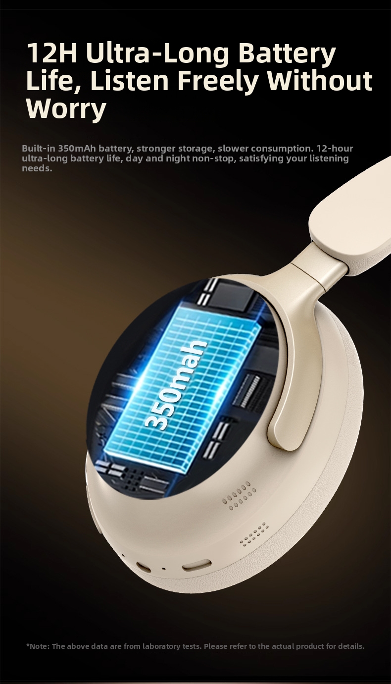 Wireless Bluetooth Headphones - Lightweight Hi-fi Stereo Sound_voghion.com