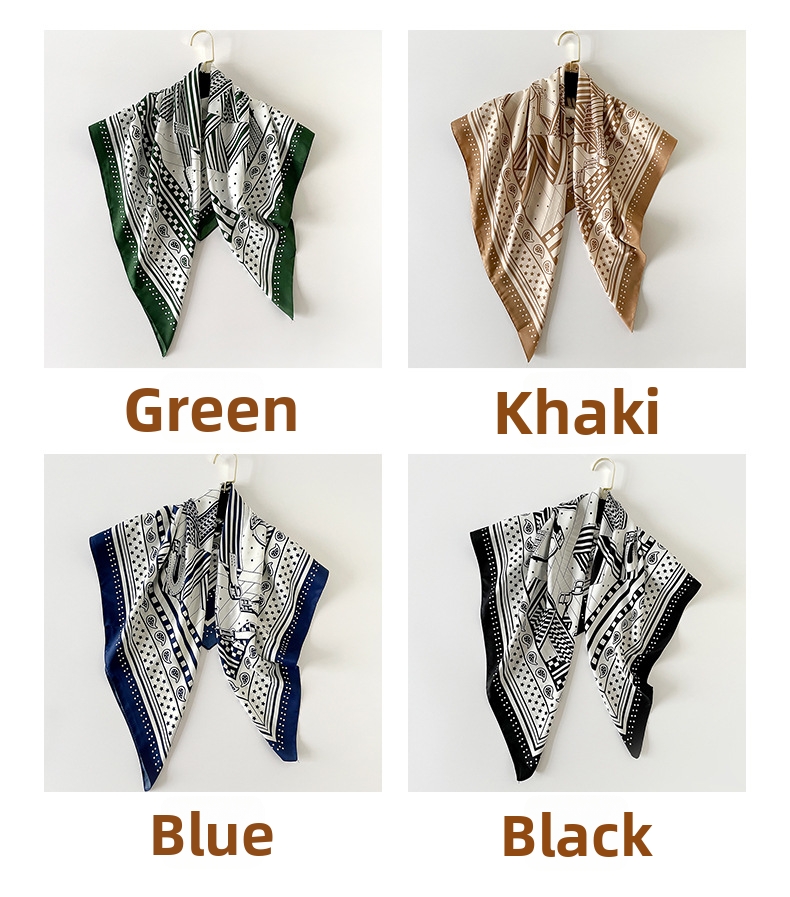 Foulard in seta stampato alla moda donna grande accessorio quadrato_voghion.com