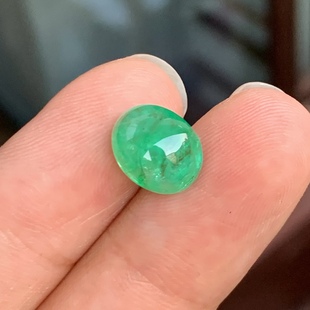 4 karat Emerald Bare Stone Zambia Micro Oil green Egg Noodles Gem GRC Certificate Support Re-inspection