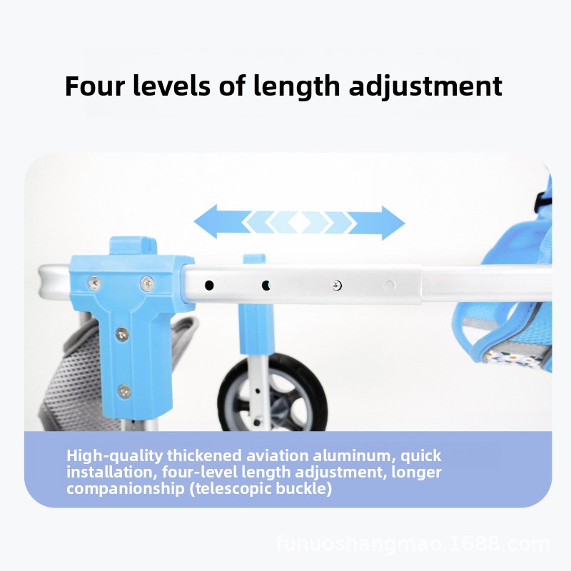 Pet Wheelchair For Dogs And Cats With Hind Limb Support_voghion.com