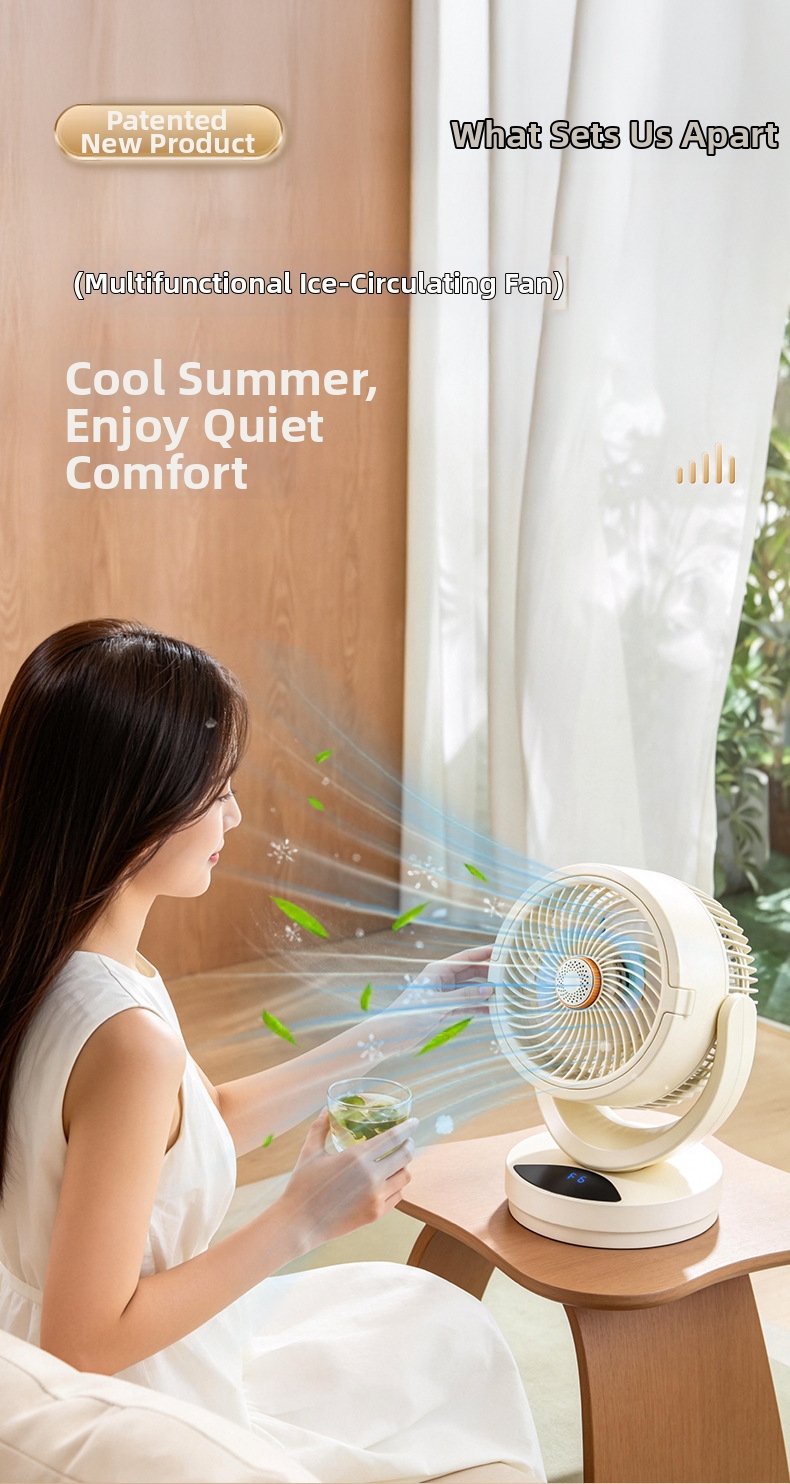 Wiederaufladbarer USB-Tischventilator mit Kühlfunktion_voghion.com
