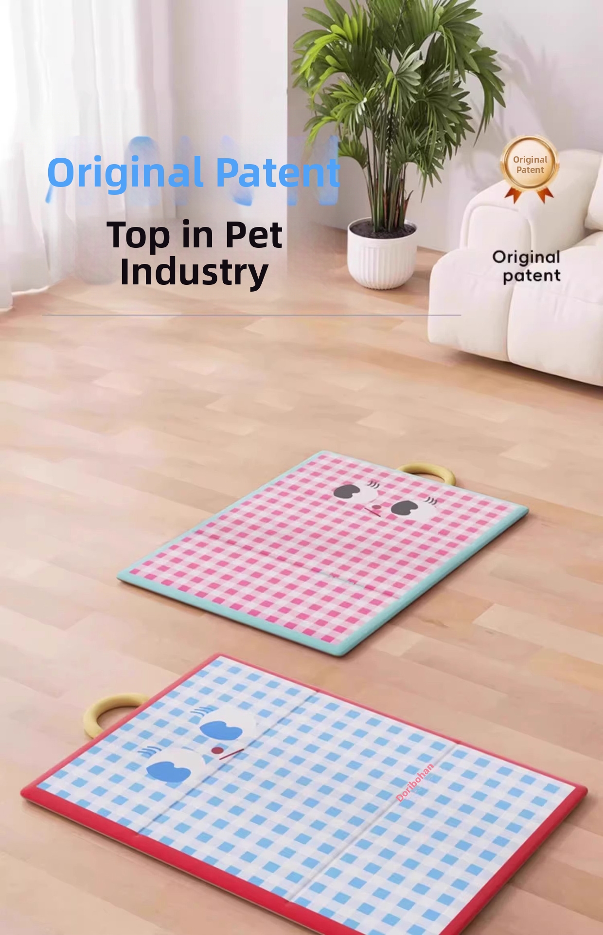Tapis rafraîchissant pour chien et chat matelas imperméable été_voghion.com