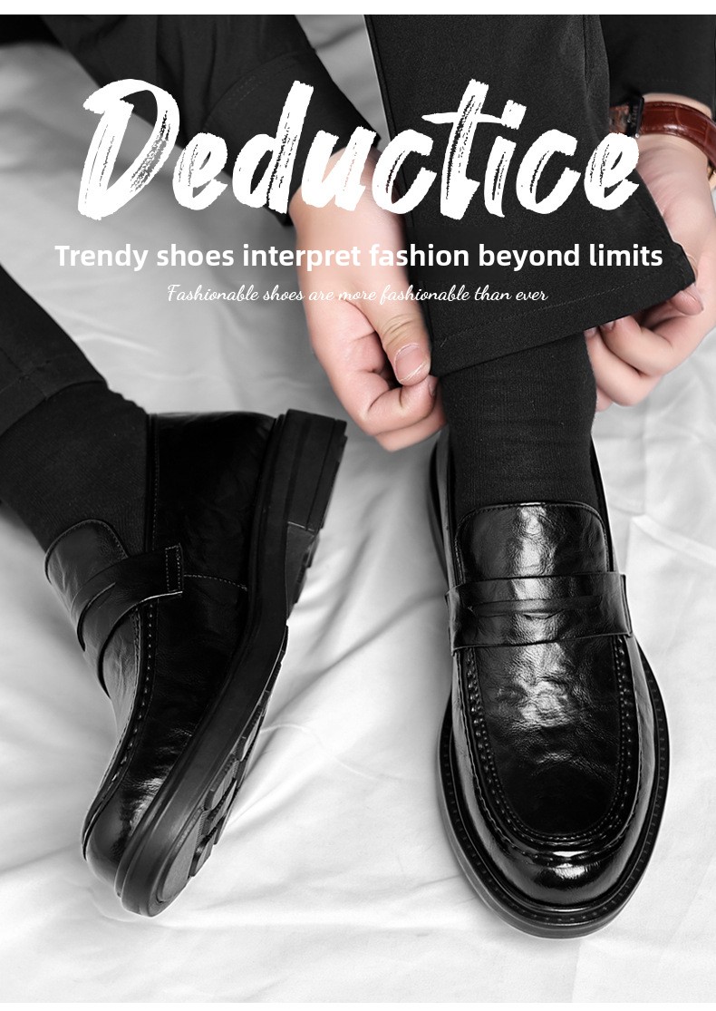 Business-Casual-Lederschuhe mit Innenhöhenerhöhung, 6 cm Fußset, Herrenschuhe, einbeinige Low-Top-Doudou-Schuhe für Herren_voghion.com
