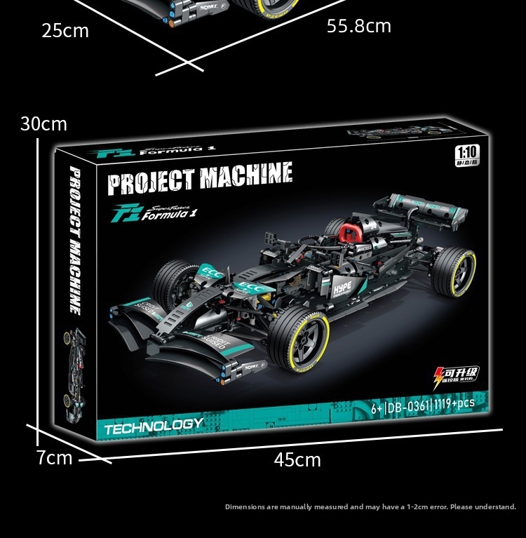 Carro de corridas fórmula 1 blocos de construção brinquedo_voghion.com