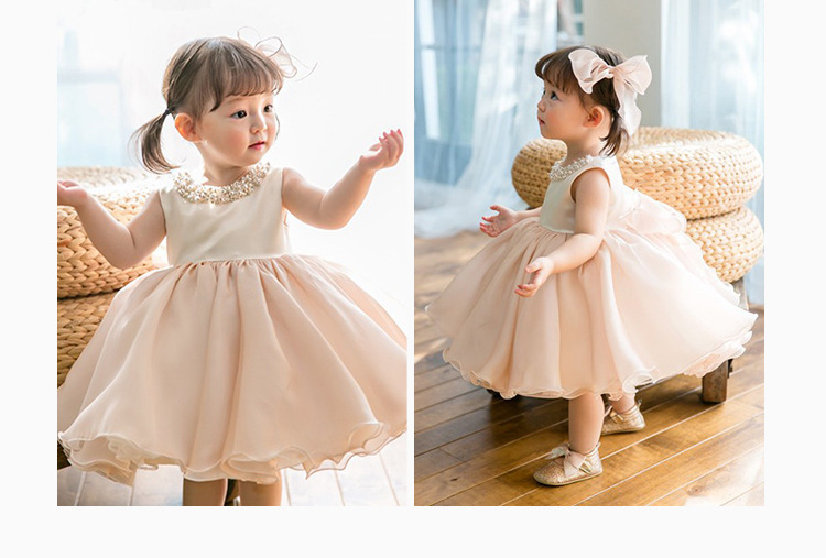 New Piano Tulle Princess Dress For Little Flower Girls Birthday Hostess Outfit Kids' Clothing (0-3Y)_voghion.com