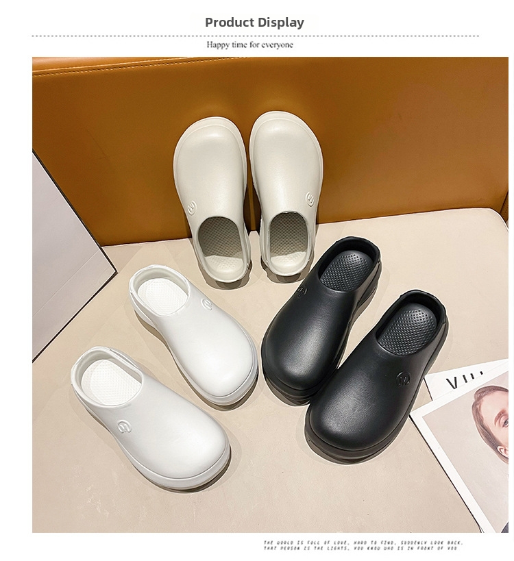 Women's Platform Slippers Lightweight Non-slip Height Increasing Clogs_voghion.com