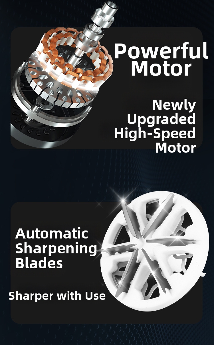 Mini elektrisch scheerapparaat voor heren wasbaar en draagbaar_voghion.com