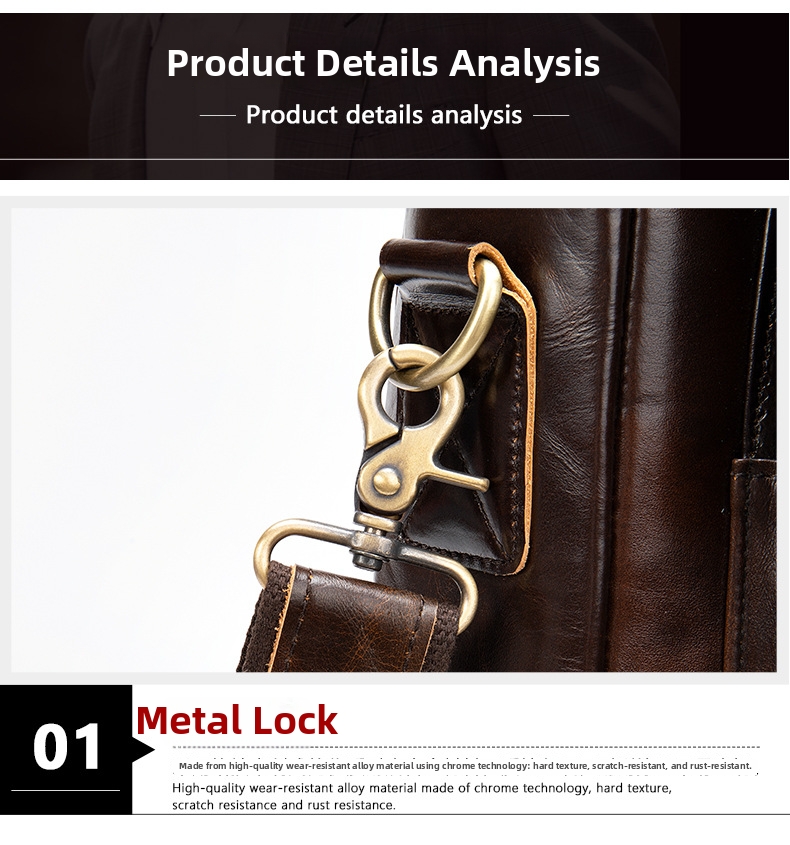Sacoche homme en cuir véritable porte-document business messenger_voghion.com