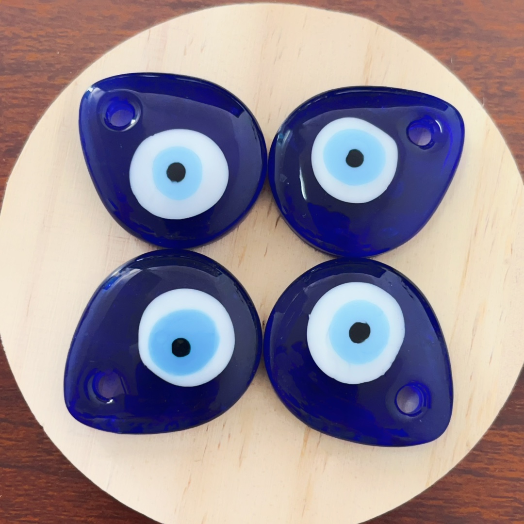 跨境土耳其恶魔之眼水滴形蓝眼睛吊坠挂件项链配饰品配件批发