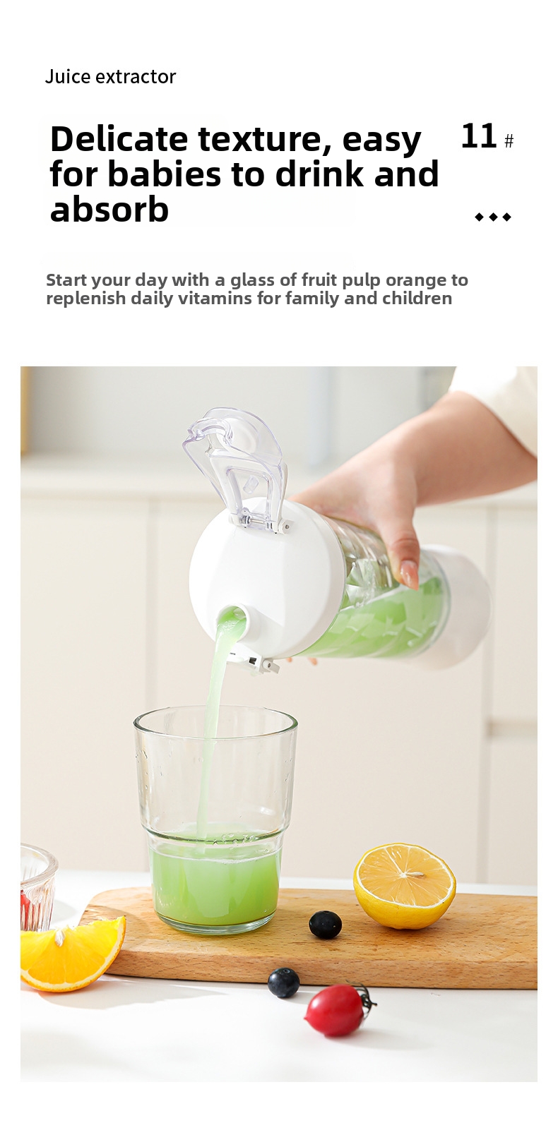 Portable Juicer Blender Cordless Rechargeable Smoothie Maker_voghion.com