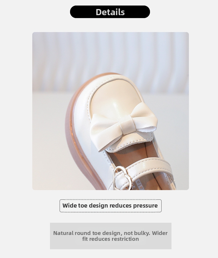 Mädchen Mary Jane Ballerinas Mit Schleife Weiche Schuhlsohle_voghion.com