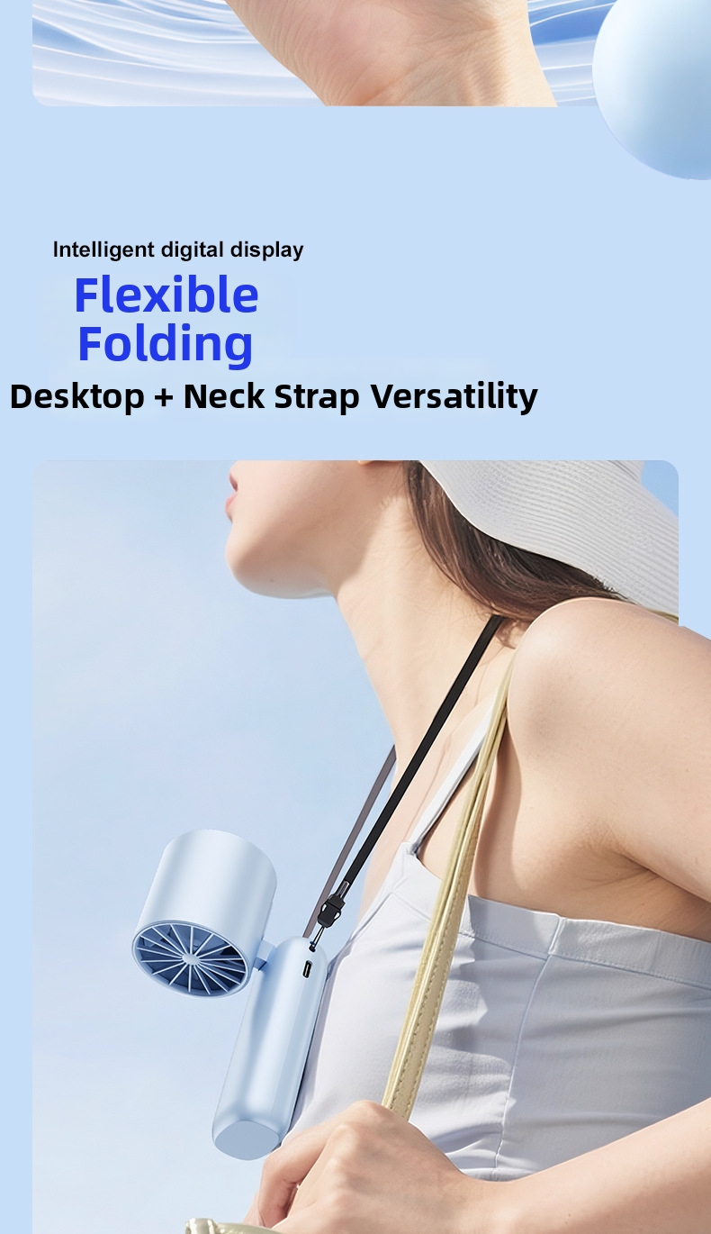 Portable Handheld Cooling Fan With Ice Compress Turbine_voghion.com
