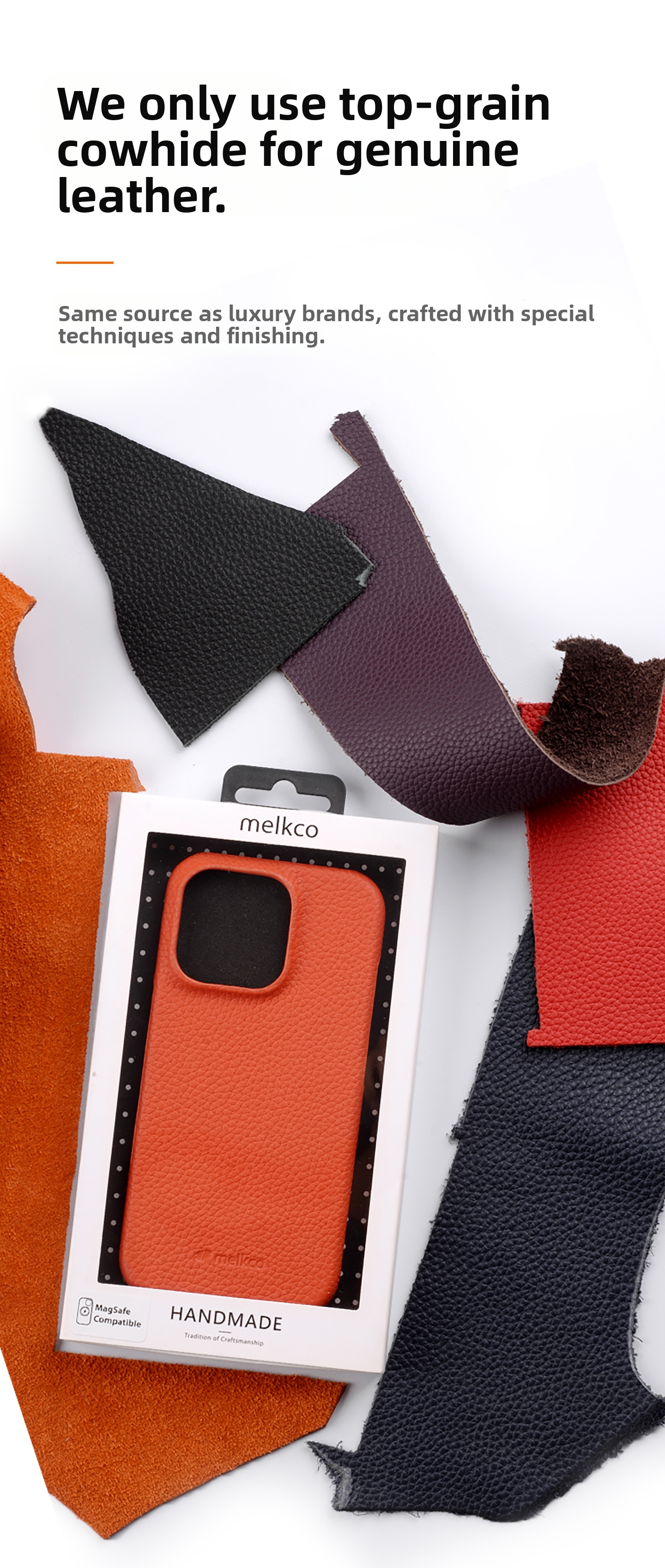 Premium Genuine Leather Case For IPhone 17 Pro Max – Magnetic Snap-On Protection With Luxe Handfeel & Anti-Slip Grip​_voghion.com