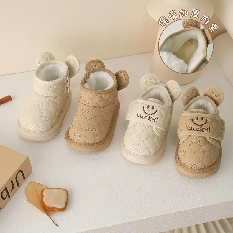 Children's boots, winter shoes, warm footwear for early age, 3 years